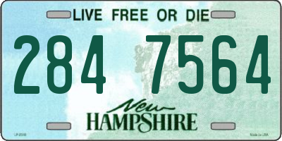 NH license plate 2847564