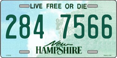 NH license plate 2847566