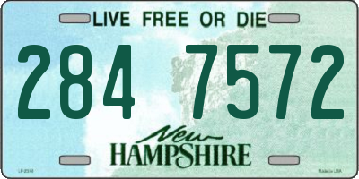 NH license plate 2847572