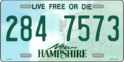 NH license plate 2847573
