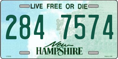 NH license plate 2847574