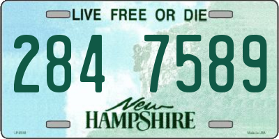 NH license plate 2847589
