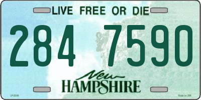 NH license plate 2847590
