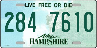 NH license plate 2847610