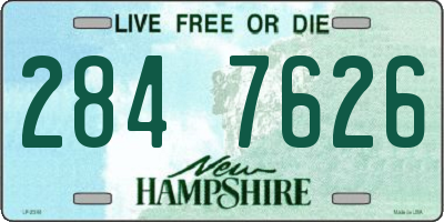 NH license plate 2847626