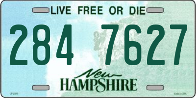 NH license plate 2847627