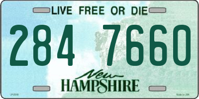 NH license plate 2847660