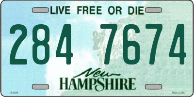 NH license plate 2847674