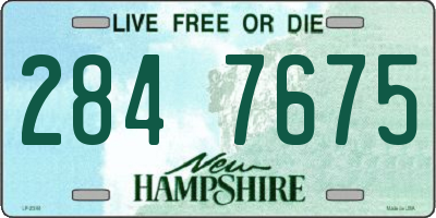 NH license plate 2847675
