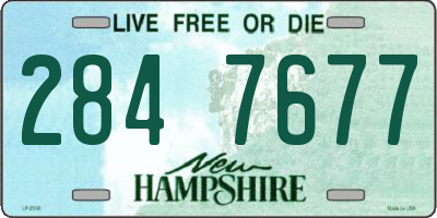NH license plate 2847677