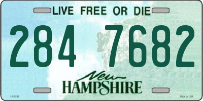 NH license plate 2847682