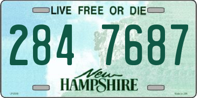 NH license plate 2847687