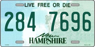 NH license plate 2847696