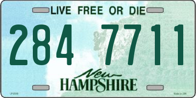 NH license plate 2847711
