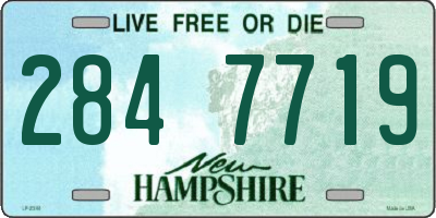 NH license plate 2847719