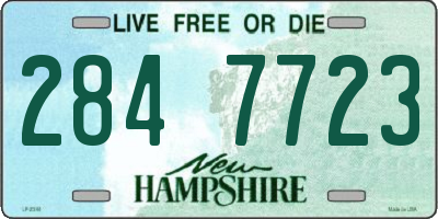 NH license plate 2847723