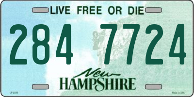 NH license plate 2847724