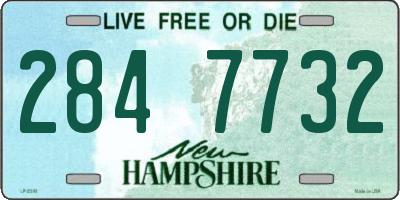 NH license plate 2847732