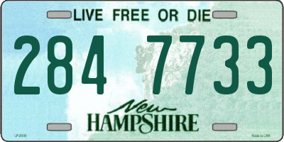 NH license plate 2847733