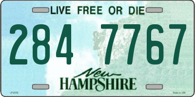 NH license plate 2847767