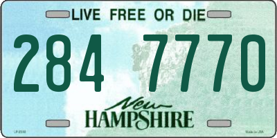 NH license plate 2847770