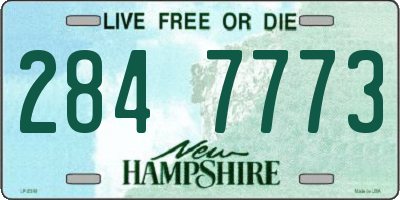 NH license plate 2847773