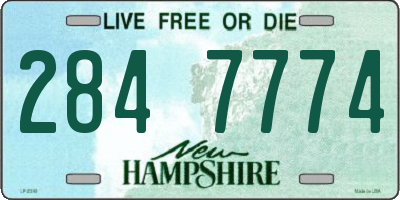 NH license plate 2847774