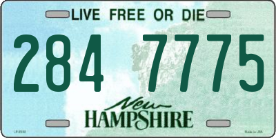 NH license plate 2847775