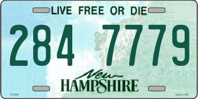 NH license plate 2847779
