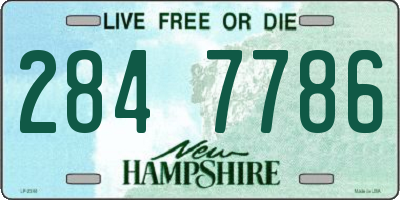 NH license plate 2847786