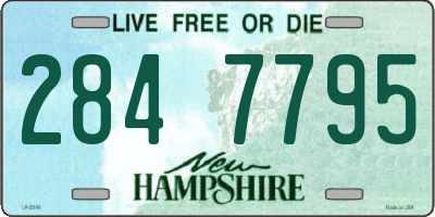 NH license plate 2847795