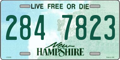 NH license plate 2847823