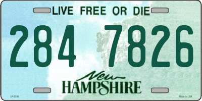 NH license plate 2847826
