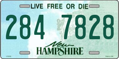 NH license plate 2847828