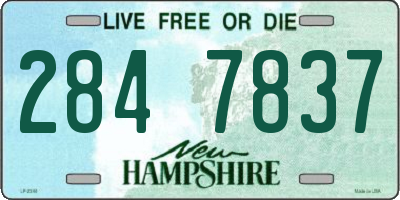 NH license plate 2847837