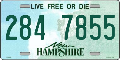 NH license plate 2847855