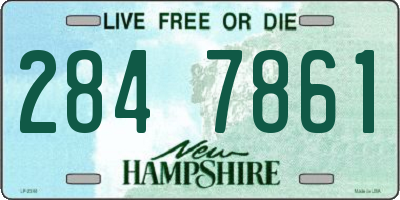 NH license plate 2847861