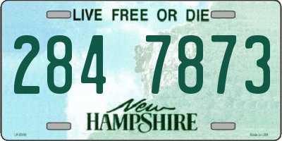 NH license plate 2847873