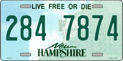 NH license plate 2847874