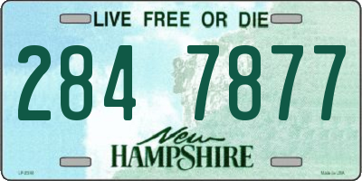 NH license plate 2847877