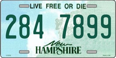 NH license plate 2847899