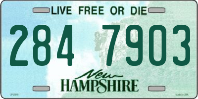 NH license plate 2847903