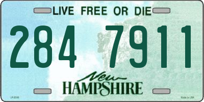 NH license plate 2847911
