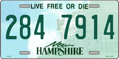 NH license plate 2847914