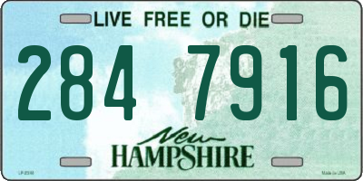 NH license plate 2847916