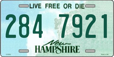 NH license plate 2847921
