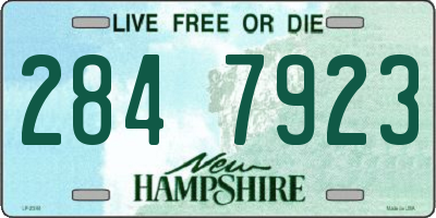 NH license plate 2847923