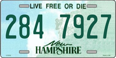 NH license plate 2847927