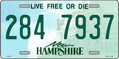 NH license plate 2847937