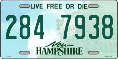 NH license plate 2847938